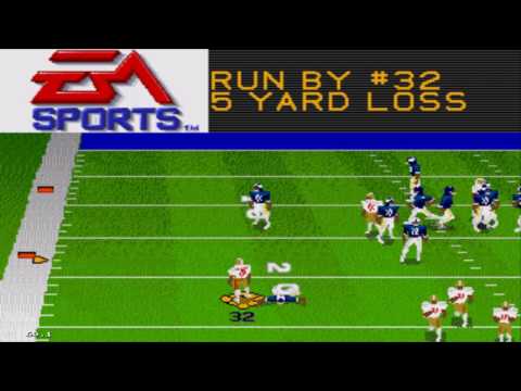 Screen de Madden NFL 95 sur Megadrive
