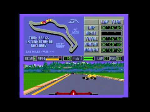 Screen de Mario Andretti Racing sur Megadrive