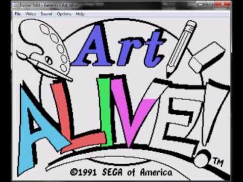 Screen de Art Alive sur Megadrive