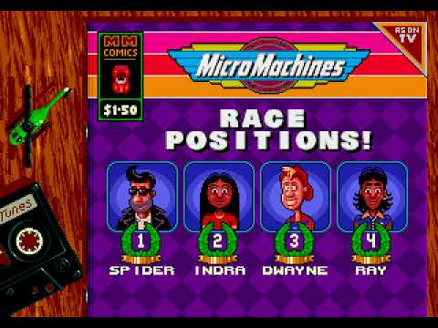 Photo de Micro Machines : Turbo Tournament 96 sur Megadrive