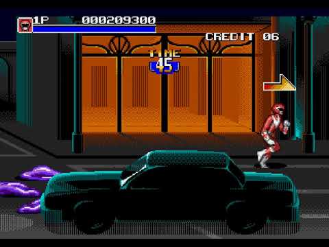 Mighty Morphin Power Rangers : The Movie sur Megadrive PAL