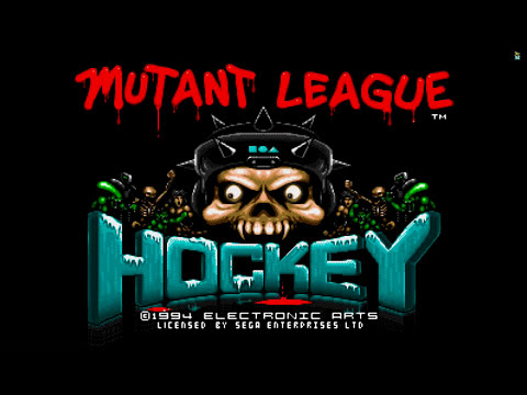 Screen de Mutant League Hockey sur Megadrive