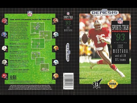 Image du jeu NFL Sports Talk Football 93 Starring Joe Montana sur Megadrive PAL
