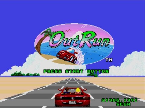 Image du jeu OutRun sur Megadrive PAL