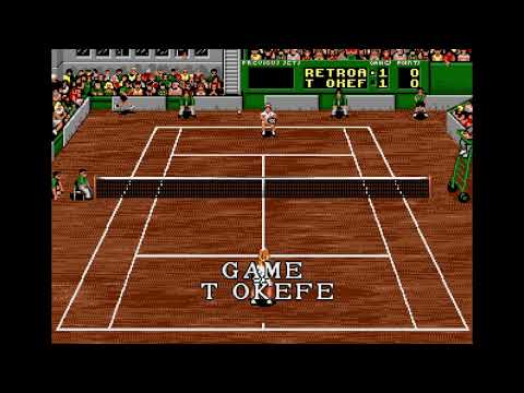 Screen de Pete Sampras Tennis sur Megadrive