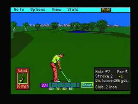 Screen de PGA Tour Golf 1 sur Megadrive