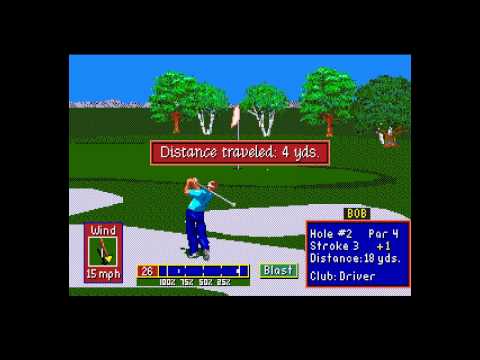 PGA Tour Golf II sur Megadrive PAL