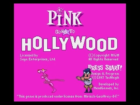Photo de Pink Goes To Hollywood sur Megadrive