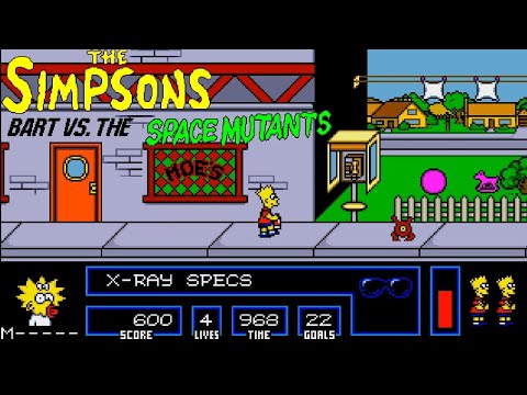 Screen de Simpsons : Bart vs. The Space Mutants sur Megadrive