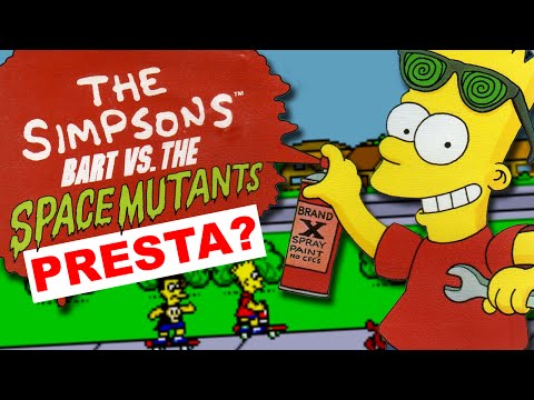 Simpsons : Bart vs. The Space Mutants sur Megadrive PAL