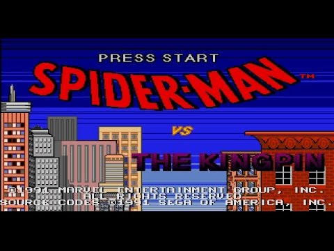 Screen de SpiderMan sur Megadrive