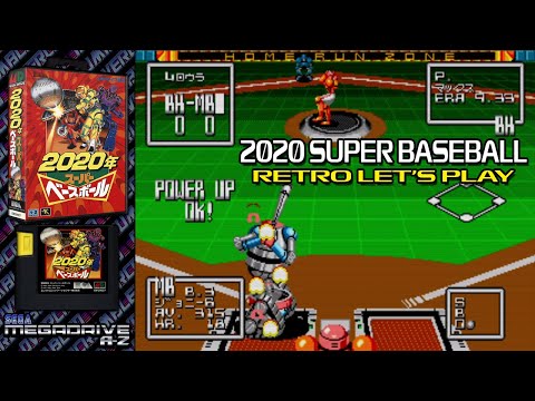 Super Baseball 2020 sur Megadrive PAL
