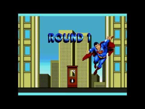 Superman The Man of Steel sur Megadrive PAL