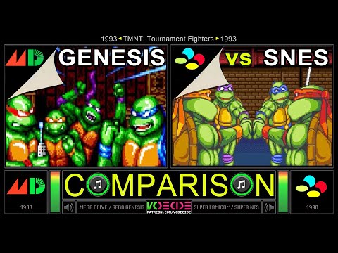 Screen de Teenage Mutant Ninja Turtles : Tournament Fighters sur Megadrive