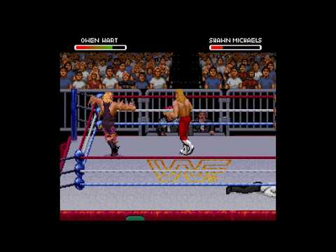 Screen de WWF Raw sur Megadrive