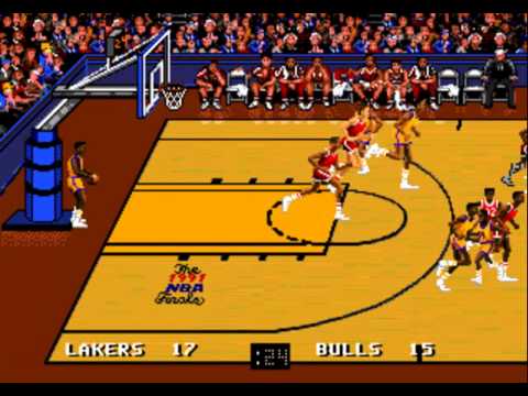 Photo de Bulls vs Lakers and the NBA Playoffs sur Megadrive
