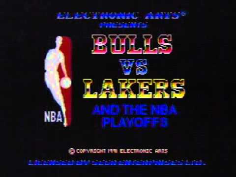 Bulls vs Lakers and the NBA Playoffs sur Megadrive PAL