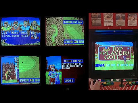 Illustration vidéo de Top Player's Golf sur NEO GEO