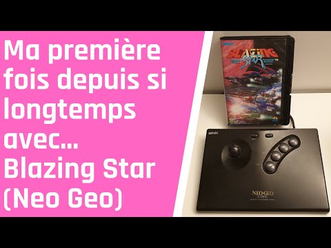 Scène de jeu de Blazing Star sur NEO GEO