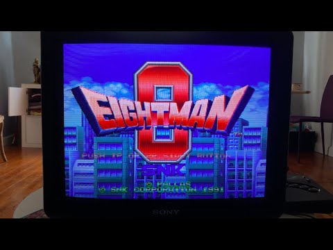 Screen de Eightman sur NEO GEO