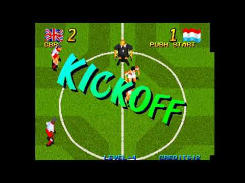 Scène de jeu de Pleasure Goal : 5on5 Mini Soccer sur NEO GEO