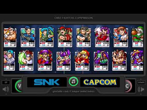 Screen de SNK vs. Capcom: Card Fighter