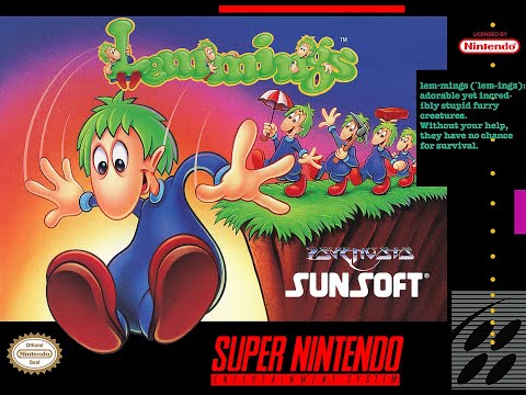 Aperçu du jeu Lemmings sur Nintendo NES