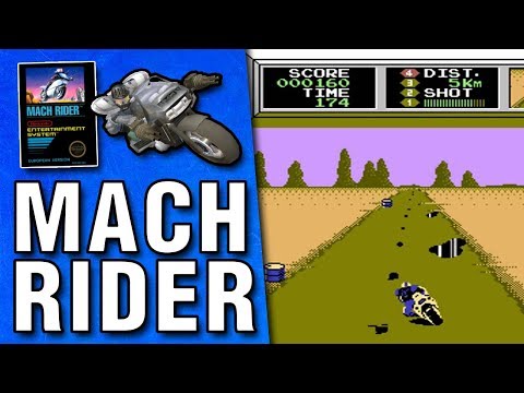 Screen de Mach Rider sur Nintendo NES