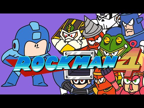 Scène de jeu de Mega Man 4 sur Nintendo NES