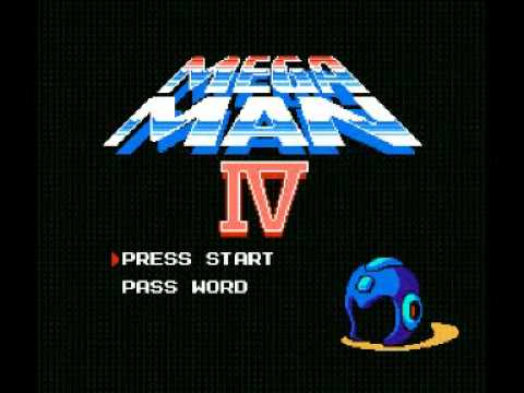 Illustration vidéo de Mega Man 4 sur Nintendo NES
