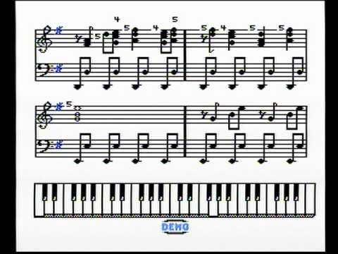 Screen de Miracle, The Piano teaching system sur Nintendo NES