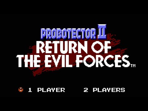 Screen de Probotector II : Return of the Evil Forces sur Nintendo NES