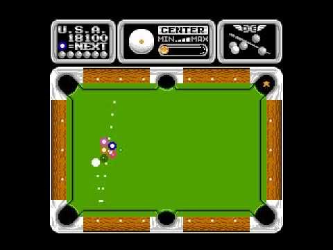 Screen de Side Pocket sur Nintendo NES