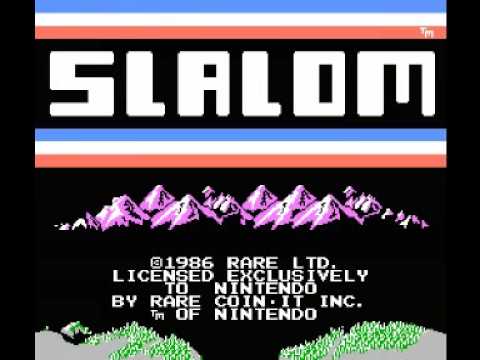 Screen de Slalom sur Nintendo NES