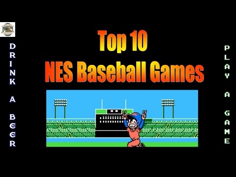 Scène de jeu de Baseball sur Nintendo NES
