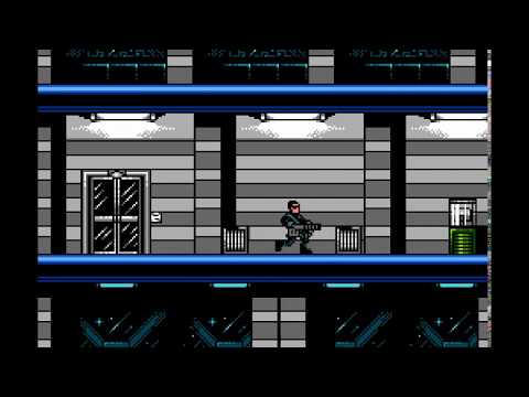Scène de jeu de Terminator 2 Judgement Day sur Nintendo NES