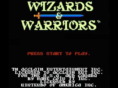Scène de jeu de Wizards & Warriors sur Nintendo NES