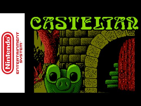 Scène de jeu de Castelian sur Nintendo NES