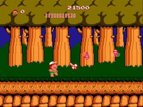 Scène de jeu de Adventure Island Classic In the pacific  sur Nintendo NES
