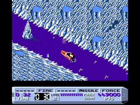 Scène de jeu de Cobra Triangle  sur Nintendo NES