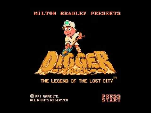 Digger T. Rock The Legend of the Lost City  sur NES
