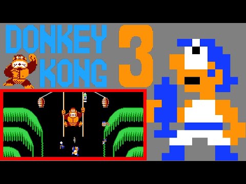Screen de Donkey Kong 3  sur Nintendo NES