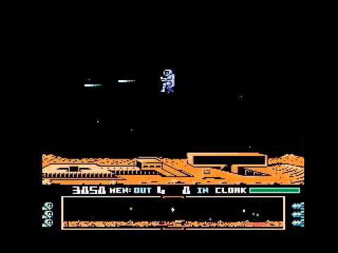 Scène de jeu de Dropzone sur Nintendo NES