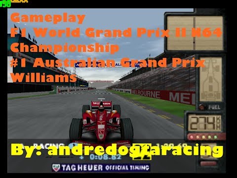 Scène de jeu de F-1 World Grand Prix II sur Nintendo 64