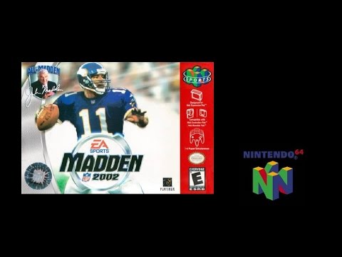 Scène de jeu de Madden NFL 2002 sur Nintendo 64