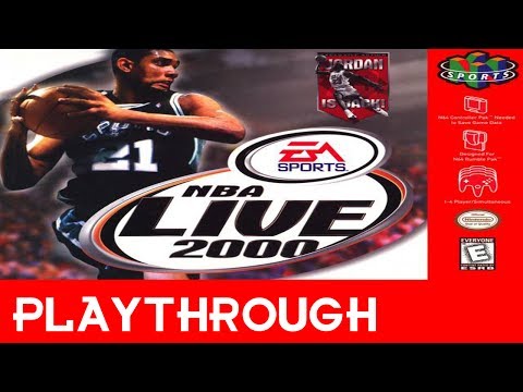 Screen de NBA Live 2000 sur Nintendo 64