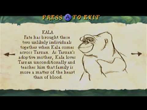 Scène de jeu de Tarzan sur Nintendo 64