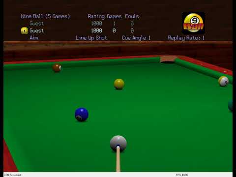 Screen de Virtual Pool 64 sur Nintendo 64