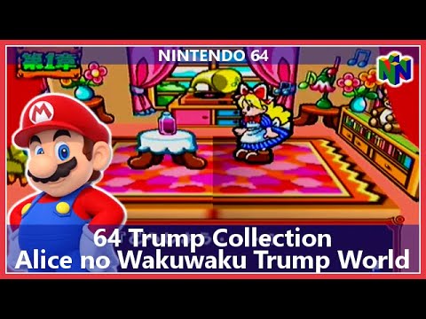 Scène de jeu de 64 Trump Collection: Alice no Waku Waku Trump World sur Nintendo 64