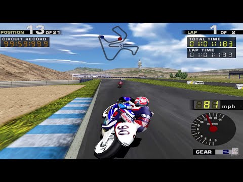 Scène de jeu de Moto gp sur PS2